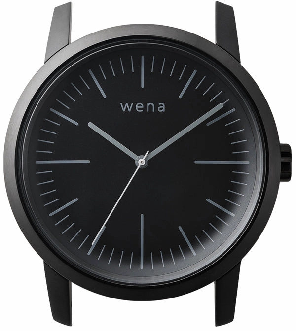 Wena By Sony Watch Head Three Hands Black