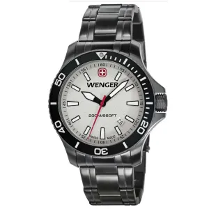 Wenger 0641.107 Men's Sea Force Gunmetal Ion Plated Grey Dial Swiss watch