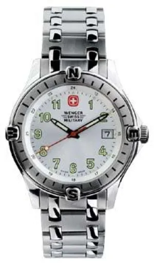 Wenger 79928 Men's Swiss Made Traveler Stainless Steel Watch