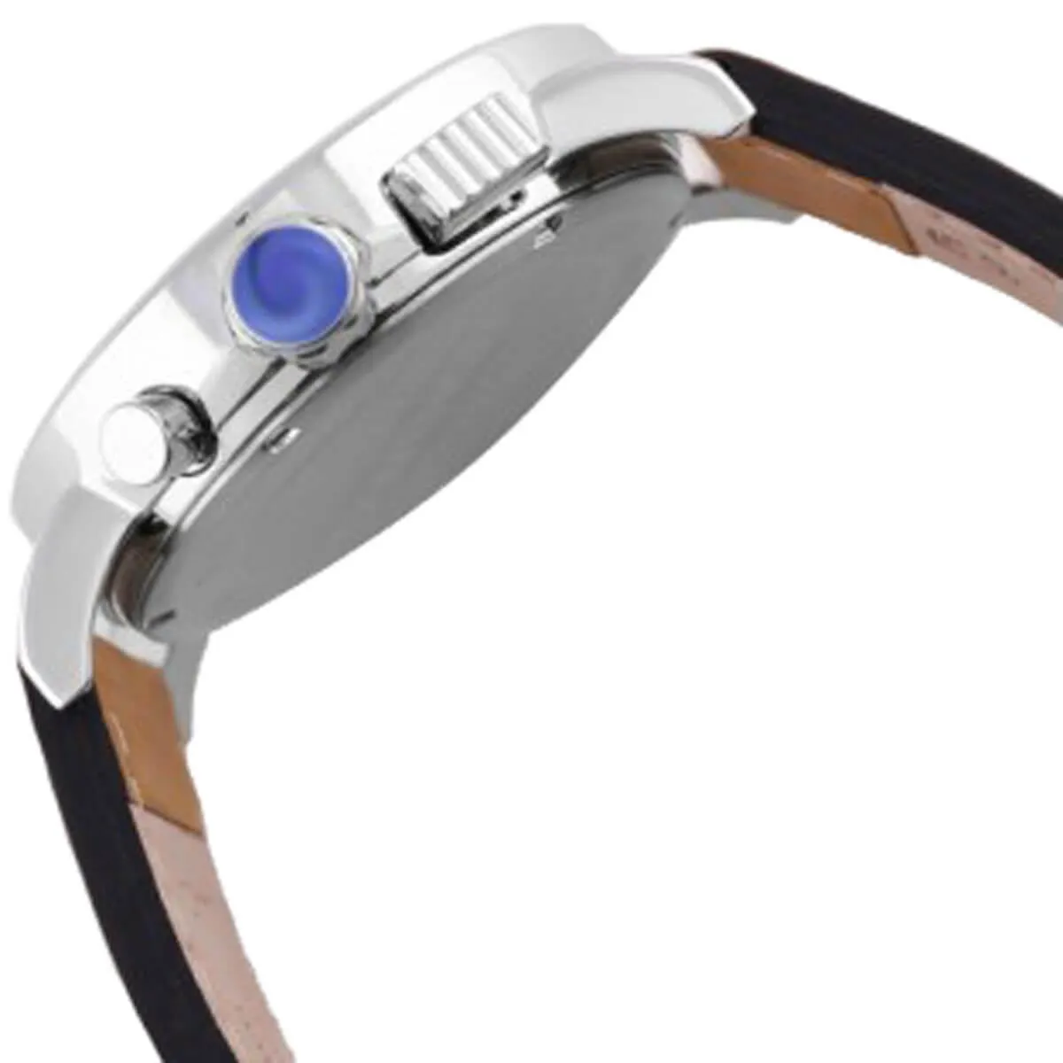 Wenger Men's Chronograph Watch - Attitude Blue Dial Brown Leather Strap | 01.0343.101