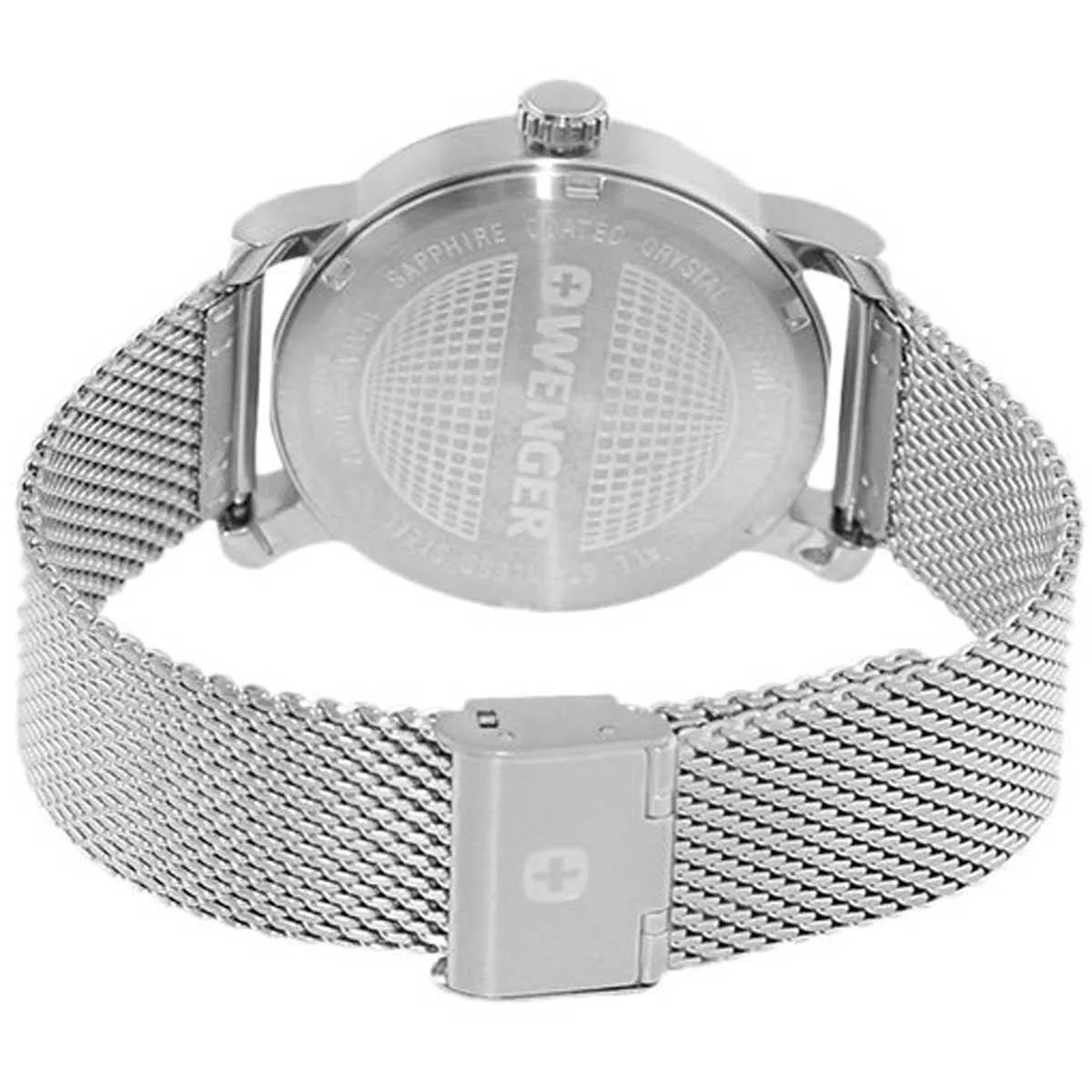 Wenger Men's Quartz Watch - Urban Metropolitan Blue Dial Silver Bracelet | 01.1041.125