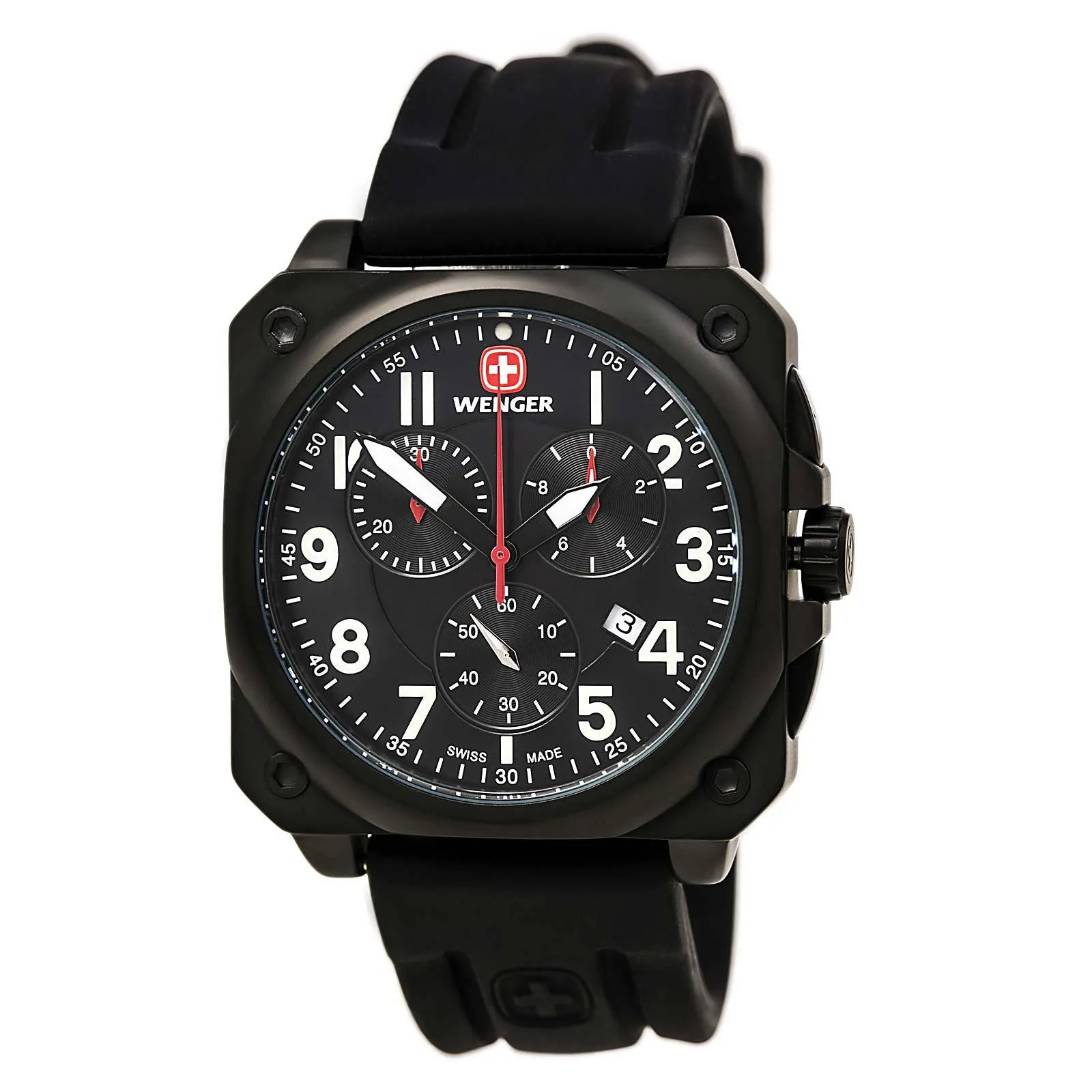 Wenger Men's Swiss Made AeroGraph Cockpit Chronograph 77010