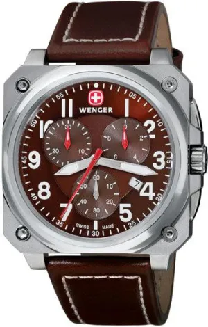 Wenger Men's Swiss Made AeroGraph Cockpit Chronograph 77014