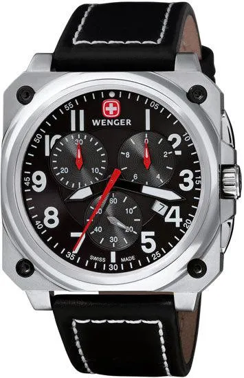Wenger Men's Swiss Made AeroGraph Cockpit Chronograph 77015