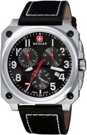 Wenger Men's Swiss Made AeroGraph Cockpit Chronograph 77015