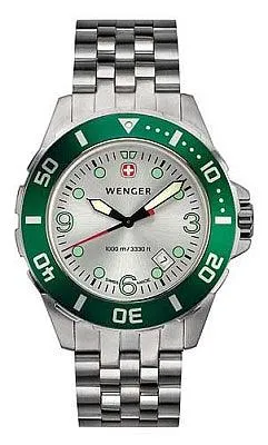 Wenger Men's Swiss Made AquaGraph 1000 Meter Deep Diver 72237
