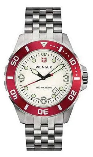 Wenger Men's Swiss Made AquaGraph 1000 Meter Deep Diver 72239