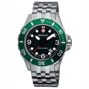 Wenger Men's Swiss Made Aquagraph 1000M Watch 72227
