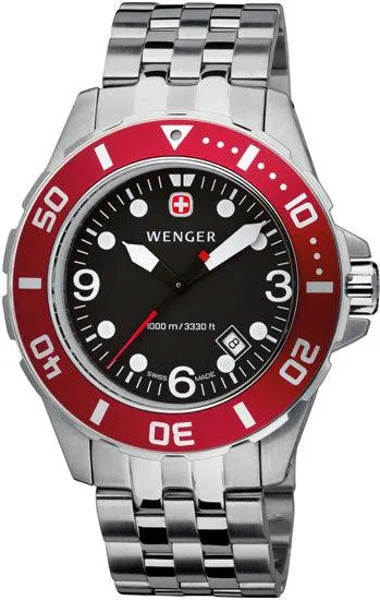 Wenger Men's Swiss Made Aquagraph 1000M Watch 72228