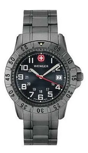 Wenger Men's Swiss Made Mountaineer Titanium Watch 72619