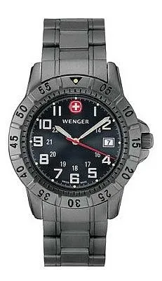 Wenger Men's Swiss Made Mountaineer Titanium Watch 72619