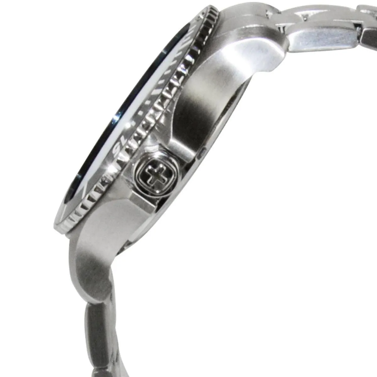 Wenger Men's Swiss Quartz Watch - Seaforce Blue Dial Silver Bracelet | 01.0641.222S