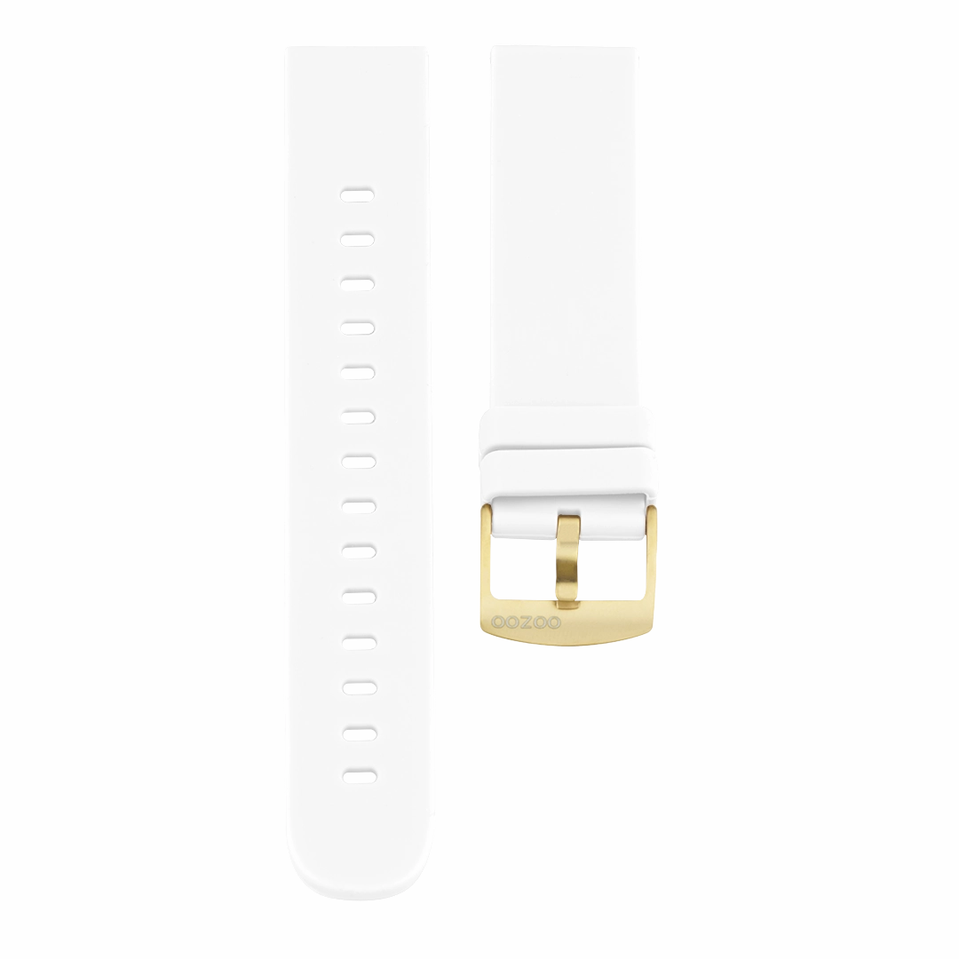 White rubber strap