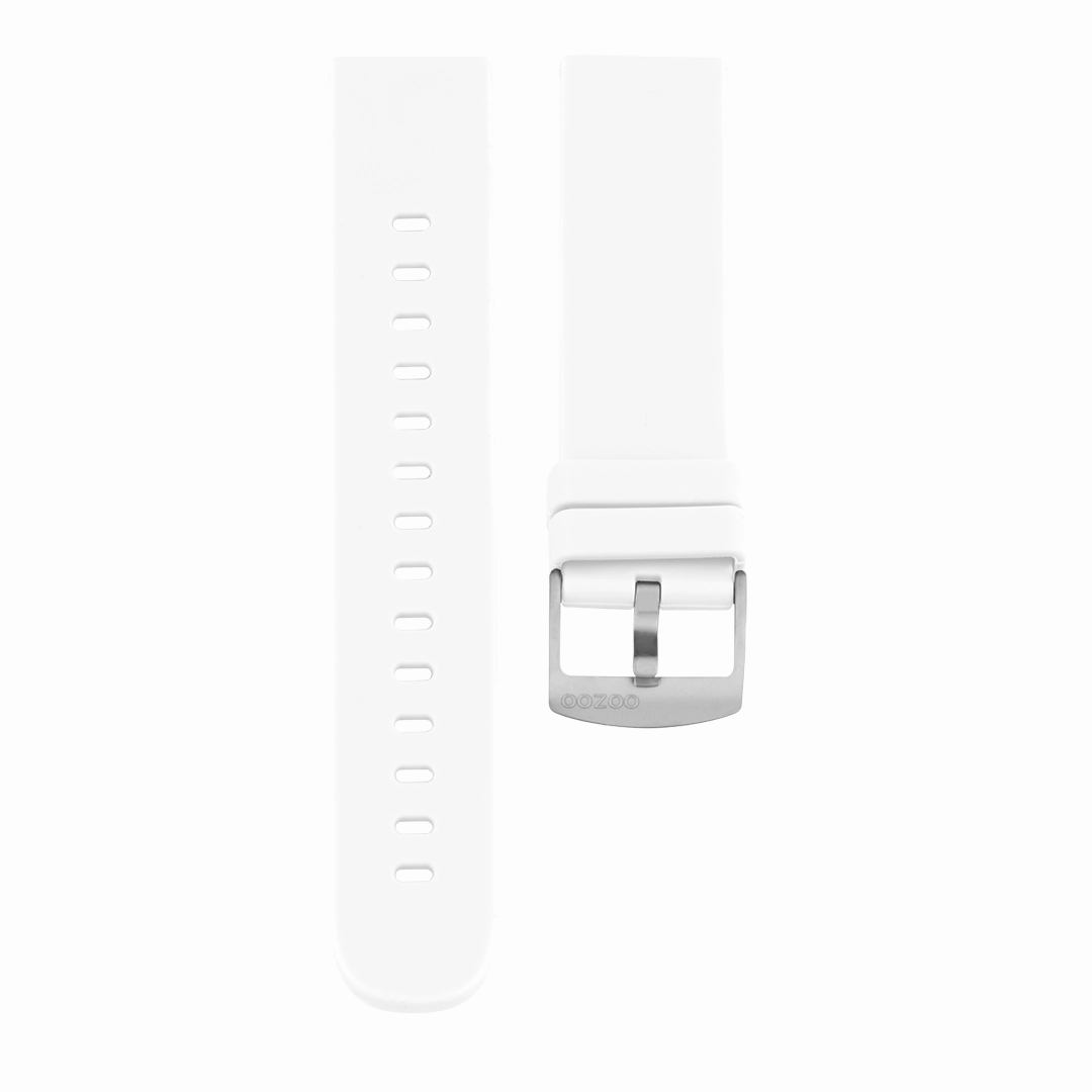 White rubber strap