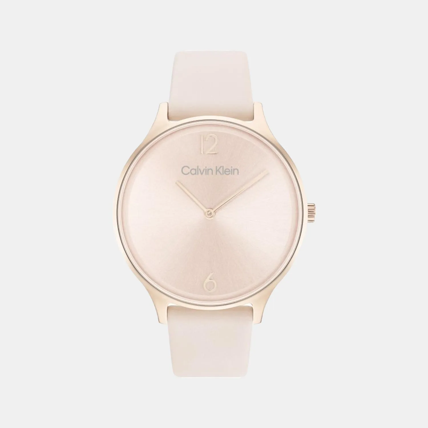 Women Gold Analog Leather Watch 25200009