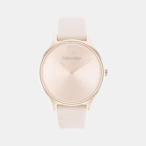 Women Gold Analog Leather Watch 25200009