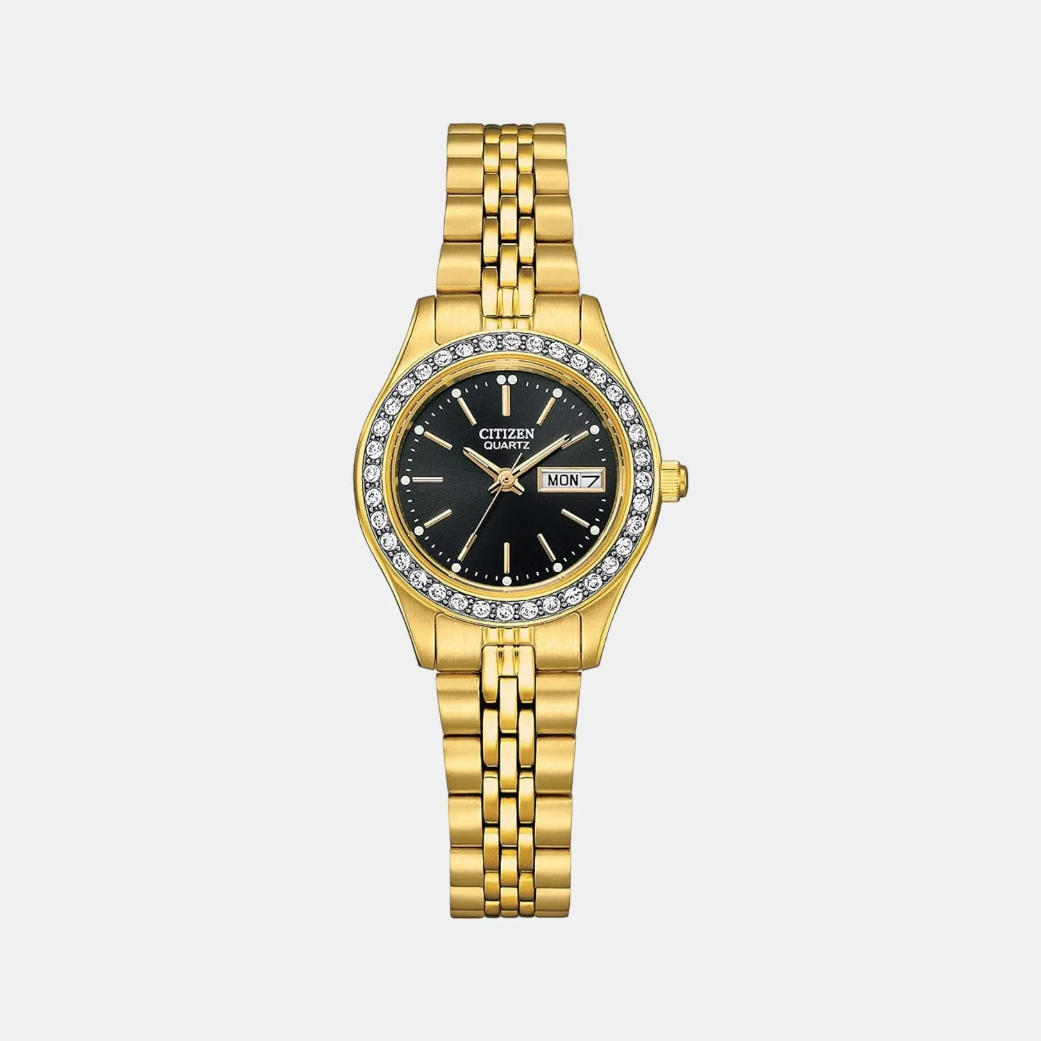 Women Quartz Black Analog Stainless Steel Watch EQ0532-55E
