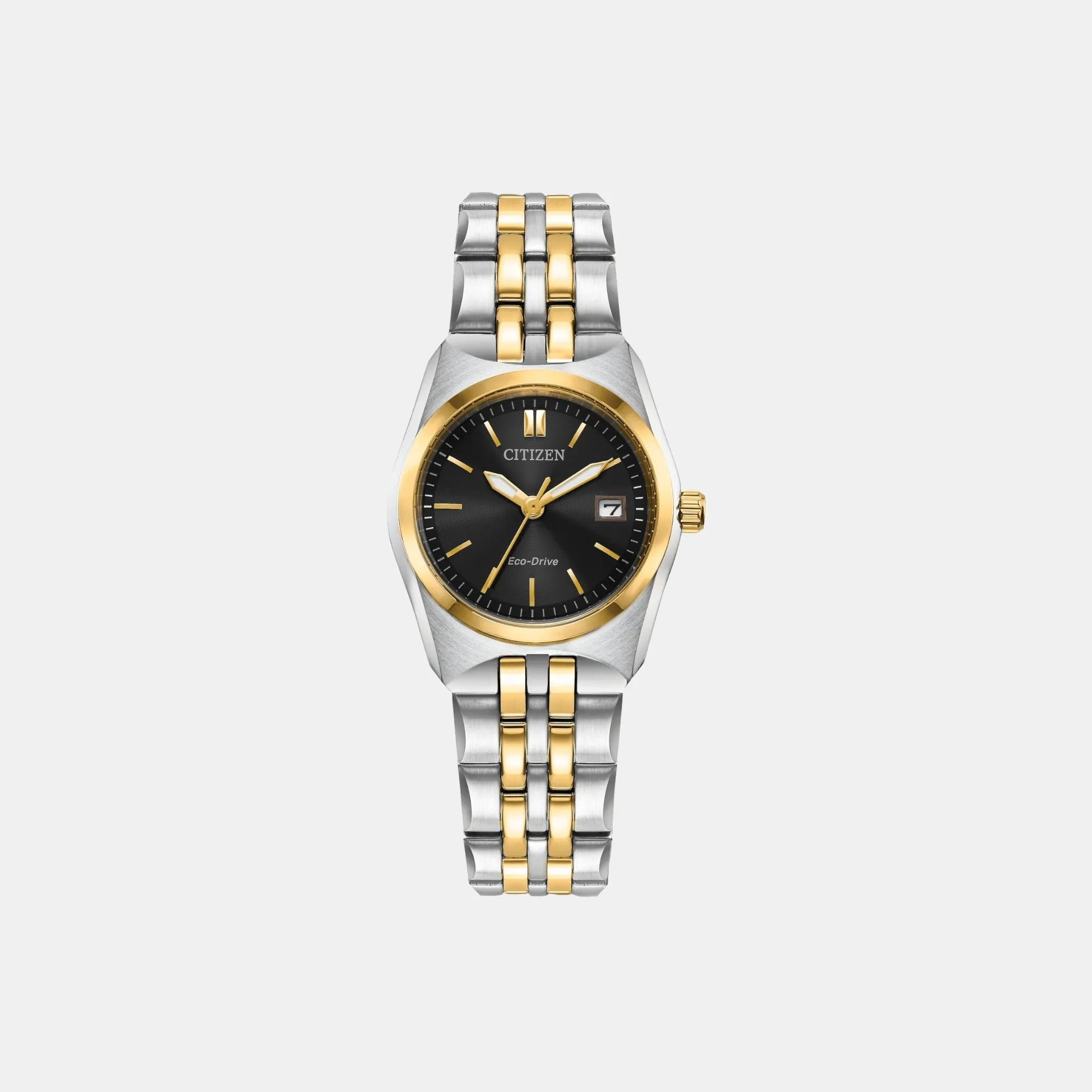 Women Quartz Black Dial Analog Stainless Steel Watch EW2299-50E