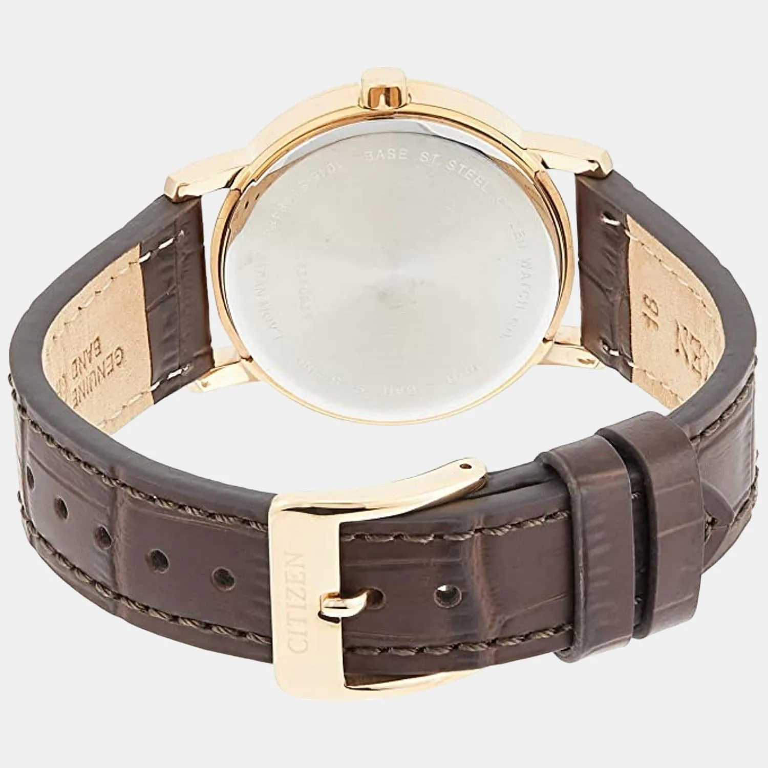 Women Quartz White Dial Analog Leather Watch EQ9063-04D
