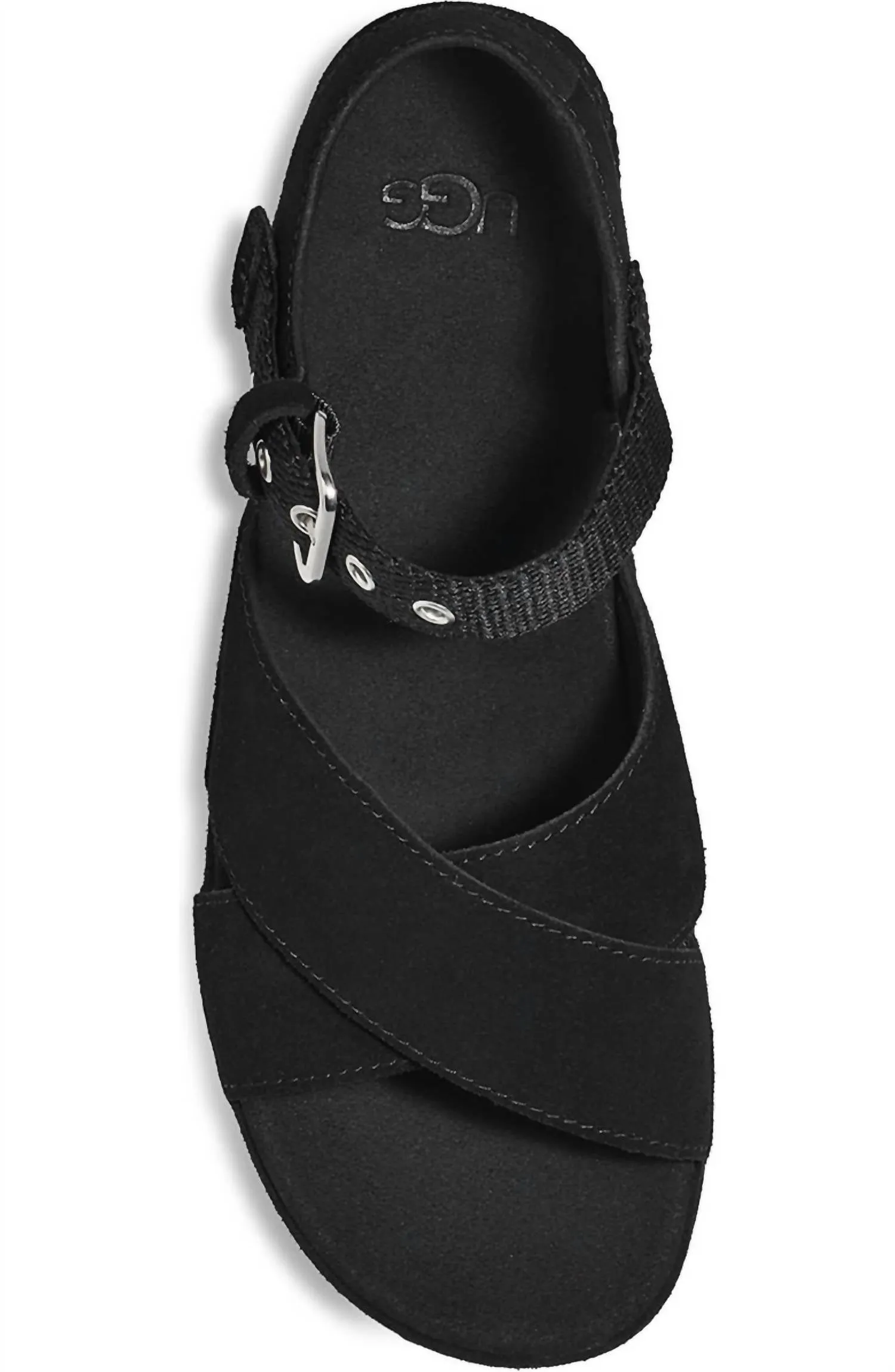 Women's Aubrey Ankle Strap Sandal In Black ecco Shoes