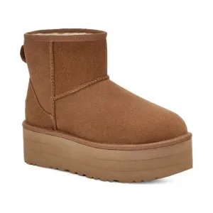 Women's Classic Mini Platform Boot In Chestnut ecco Shoes