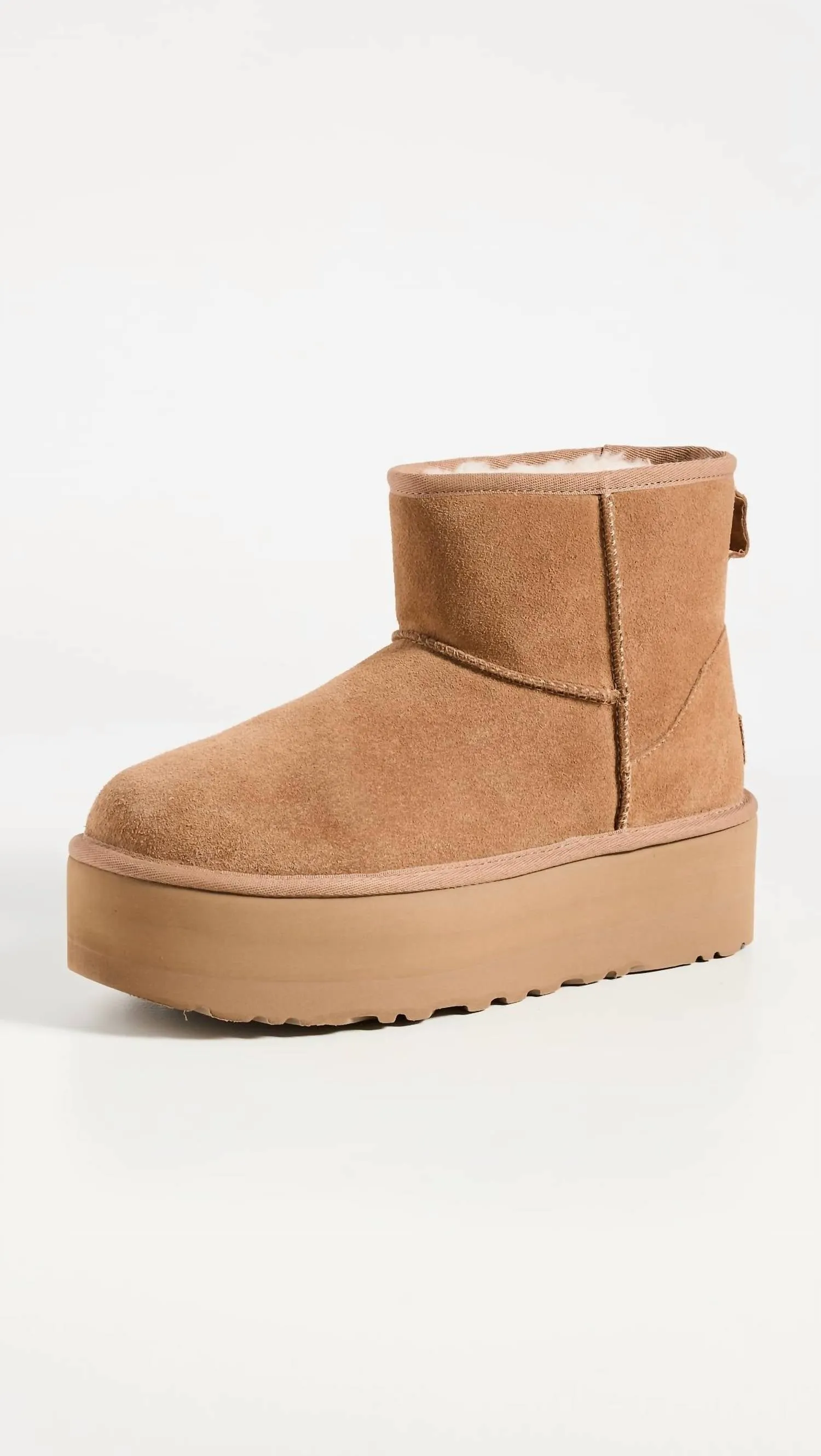 Women's Classic Mini Platform Boot In Chestnut ecco Shoes