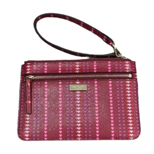 Wristlet Designer By Kate Spade In Maroon, Size:Medium kate spade
