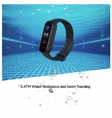 XIAOMI AMAZFIT BAND 5 FITNESS TRACKER WITH ALEXA BLACK