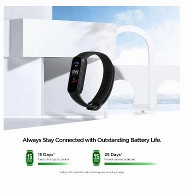 XIAOMI AMAZFIT BAND 5 FITNESS TRACKER WITH ALEXA BLACK