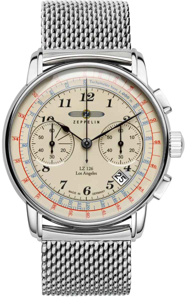 Zeppelin LZ 126 Los Angeles Quartz Chronograph Watch