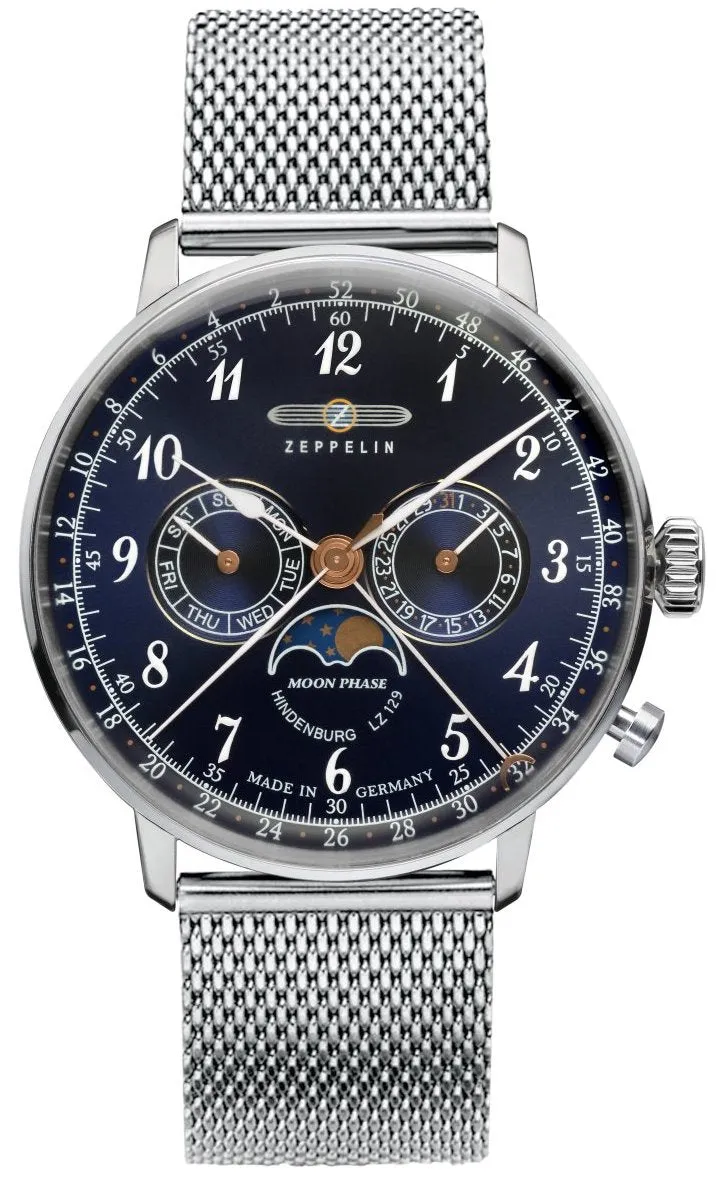 Zeppelin LZ 129 Hindenburg Moonphase Mens Watch