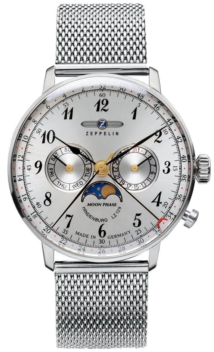 Zeppelin LZ 129 Hindenburg Moonphase Mens Watch